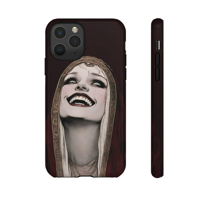 Phone Case — Gothic Laughing Nun Dark Art Protective Cover