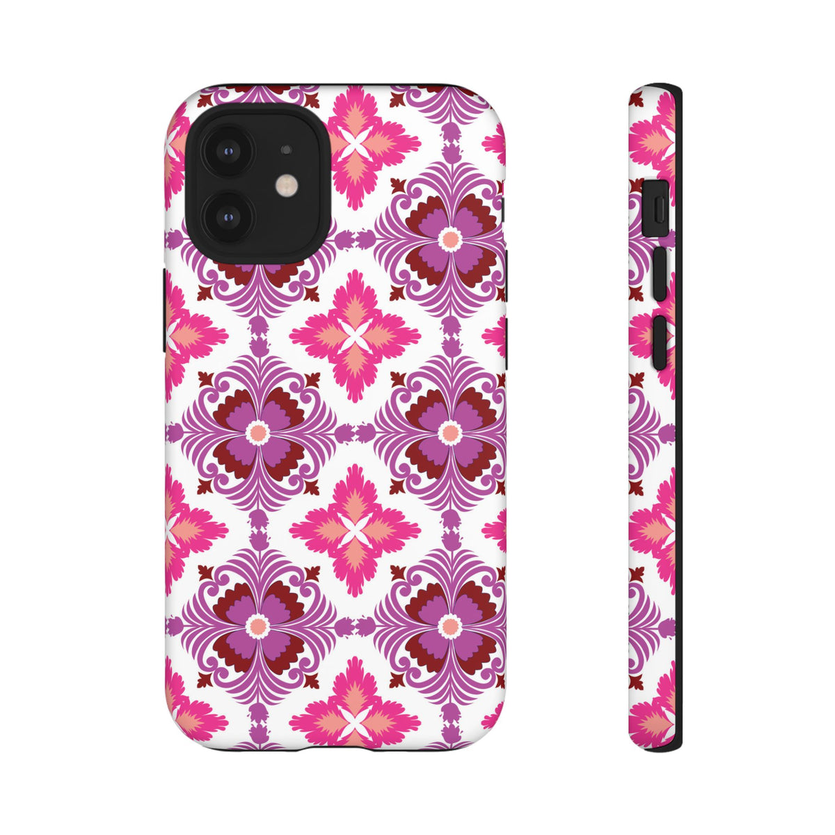 Pink Tile Floral Phone Case