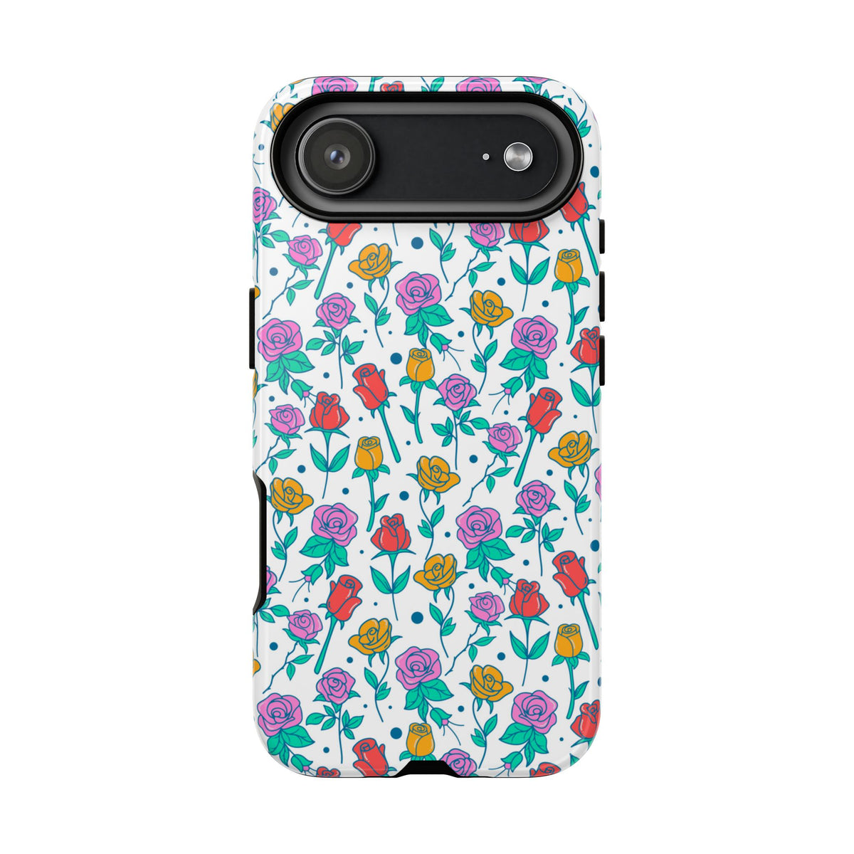 Floral Garden Tough Phone Case — Colorful Rose Pattern