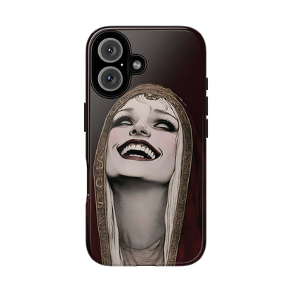 Phone Case — Gothic Laughing Nun Dark Art Protective Cover