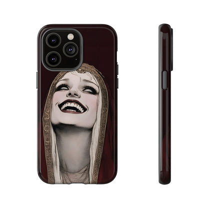 Phone Case — Gothic Laughing Nun Dark Art Protective Cover