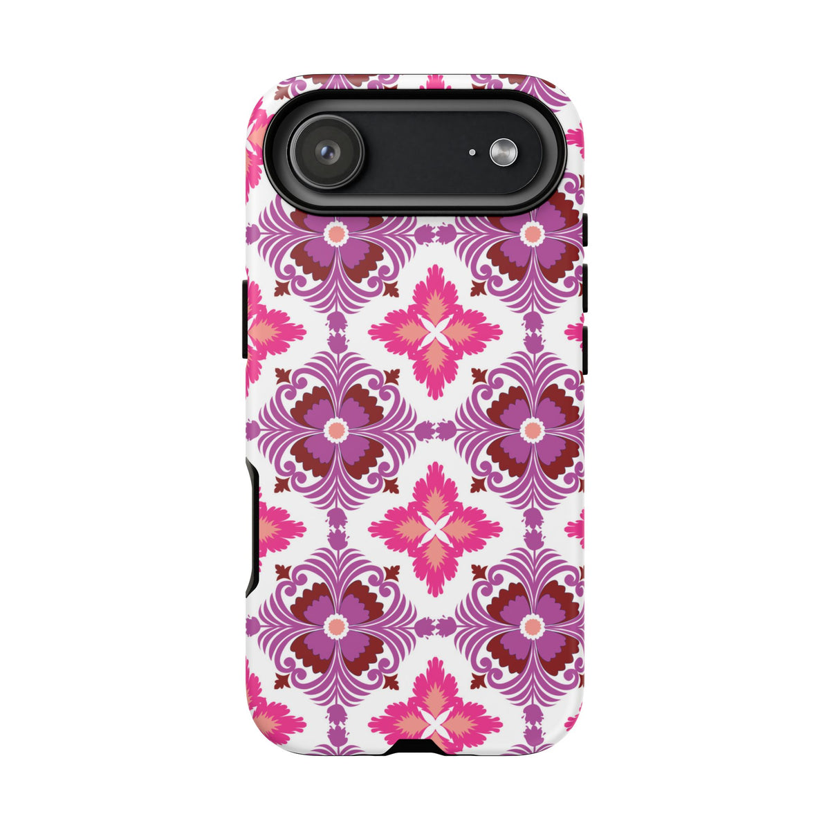 Pink Tile Floral Phone Case