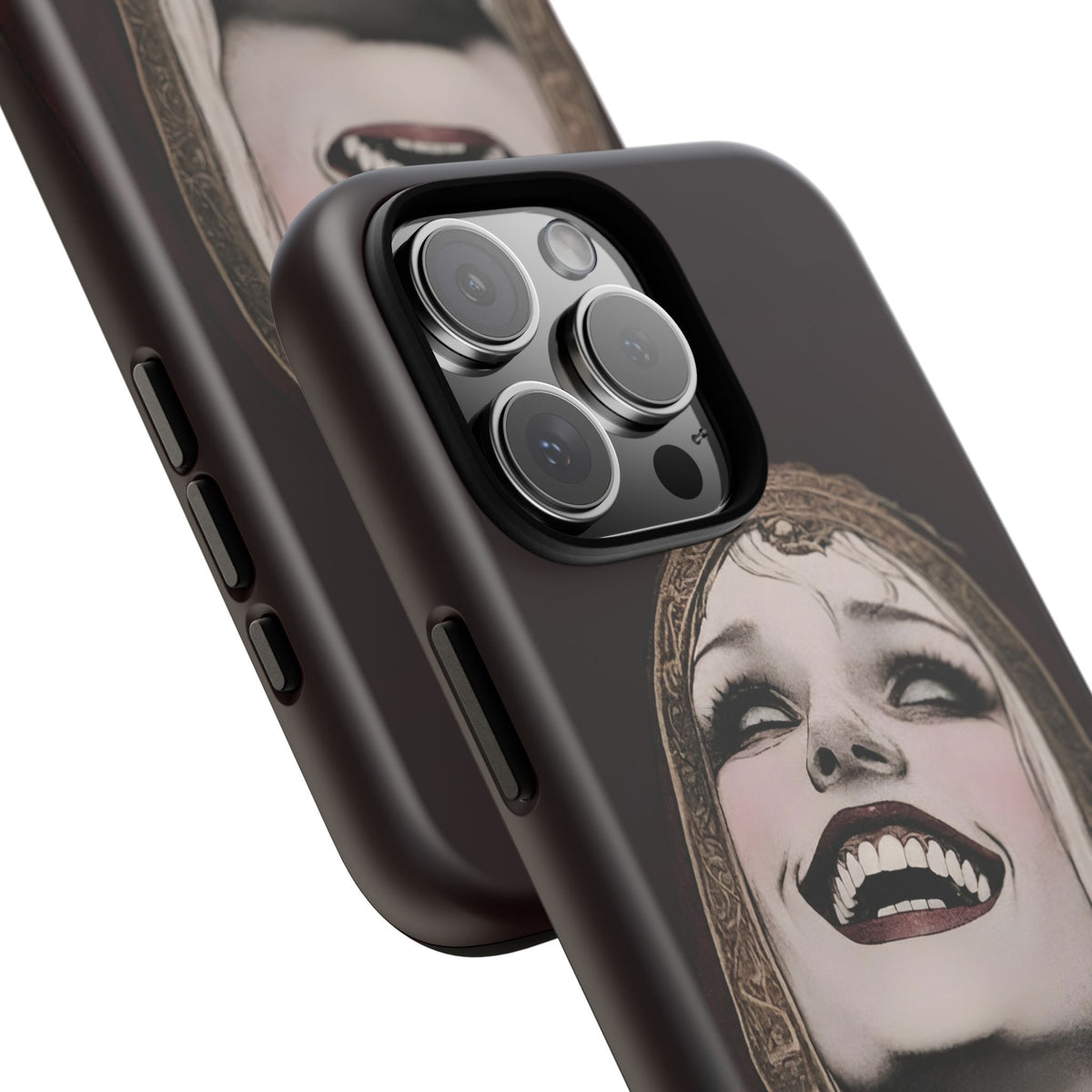 Phone Case — Gothic Laughing Nun Dark Art Protective Cover