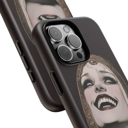 Phone Case — Gothic Laughing Nun Dark Art Protective Cover
