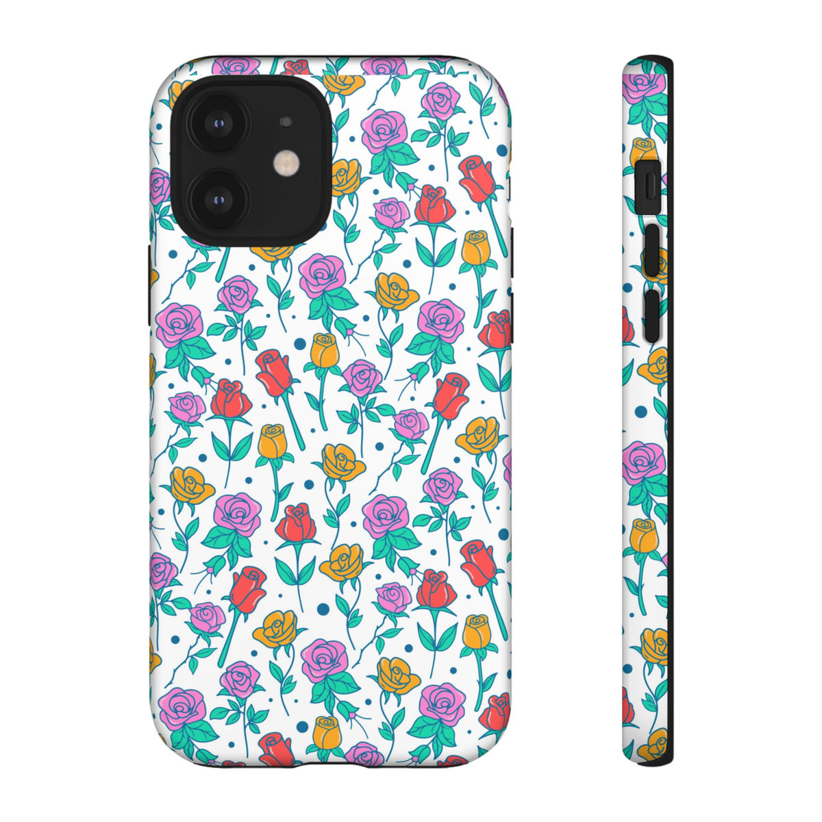 Floral Garden Tough Phone Case — Colorful Rose Pattern