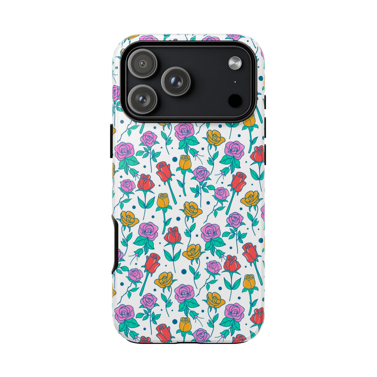 Floral Garden Tough Phone Case — Colorful Rose Pattern