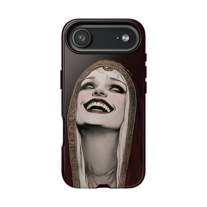 Phone Case — Gothic Laughing Nun Dark Art Protective Cover