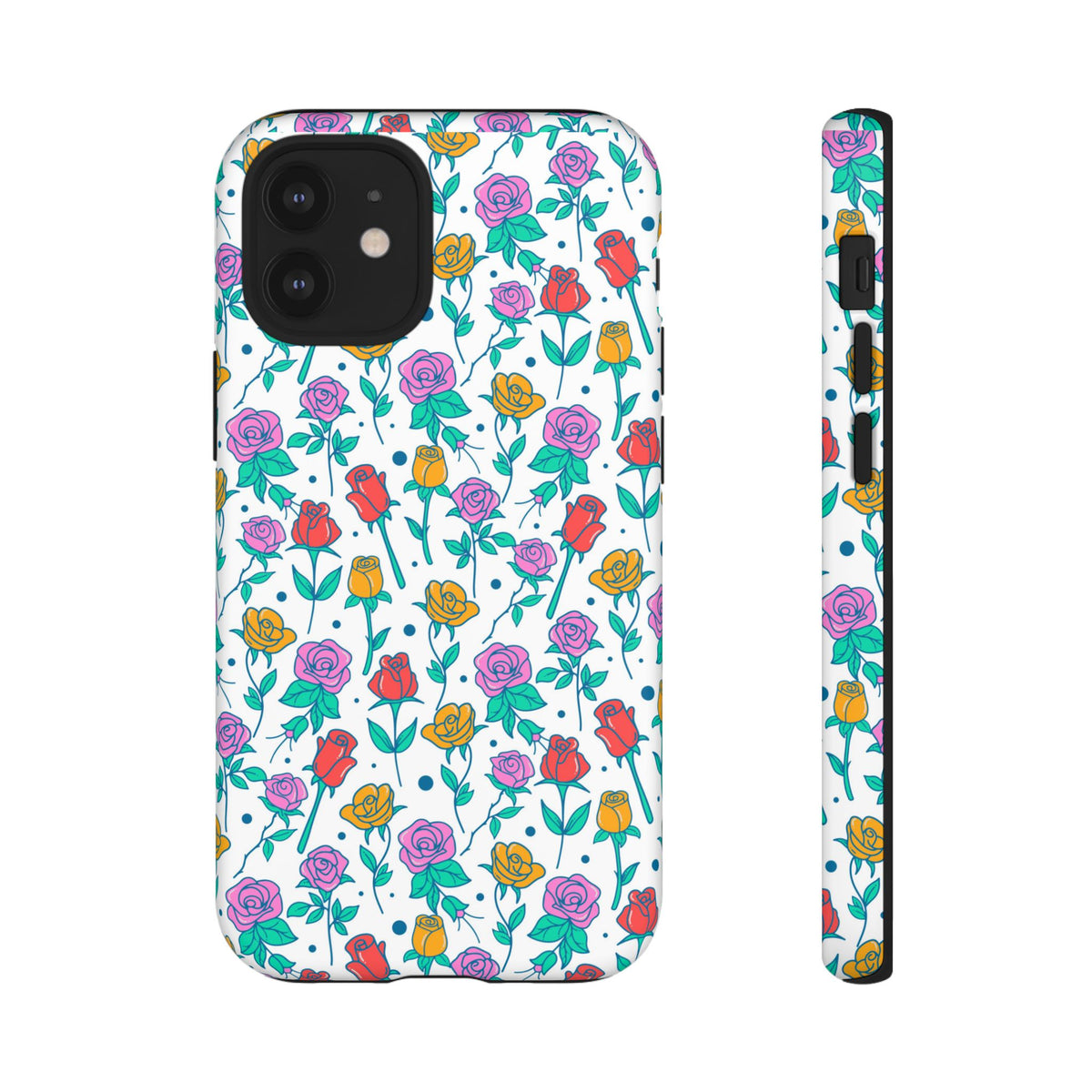 Floral Garden Tough Phone Case — Colorful Rose Pattern