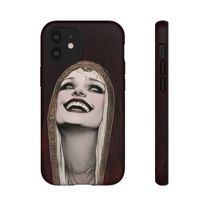 Phone Case — Gothic Laughing Nun Dark Art Protective Cover