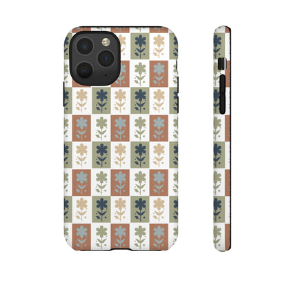 Floral Patchwork Tough Case — Retro Boho Phone Cover