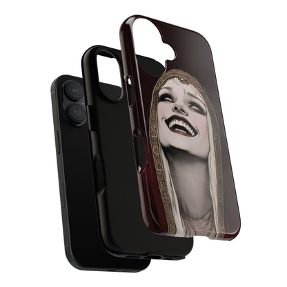 Phone Case — Gothic Laughing Nun Dark Art Protective Cover