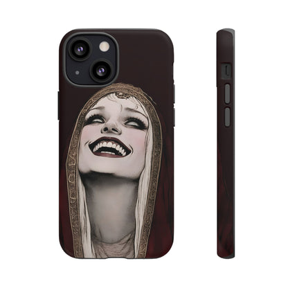 Phone Case — Gothic Laughing Nun Dark Art Protective Cover