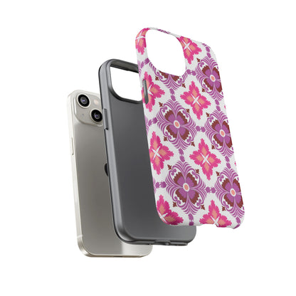Pink Tile Floral Phone Case