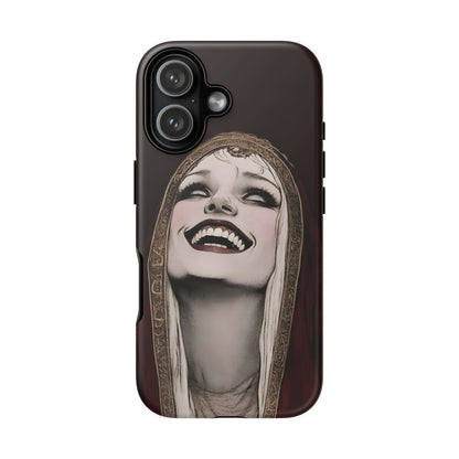 Phone Case — Gothic Laughing Nun Dark Art Protective Cover