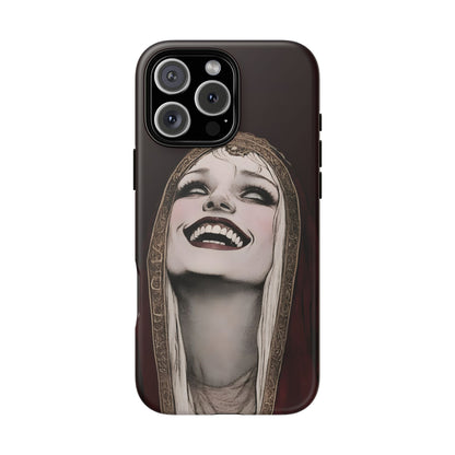 Phone Case — Gothic Laughing Nun Dark Art Protective Cover