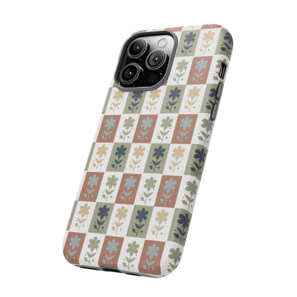 Floral Patchwork Tough Case — Retro Boho Phone Cover