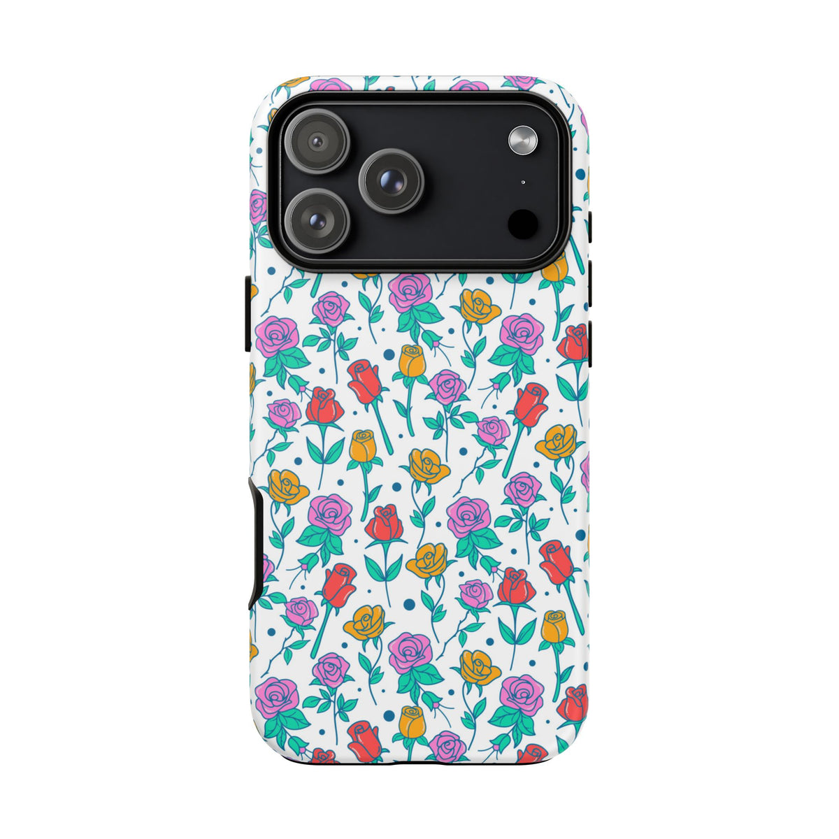 Floral Garden Tough Phone Case — Colorful Rose Pattern