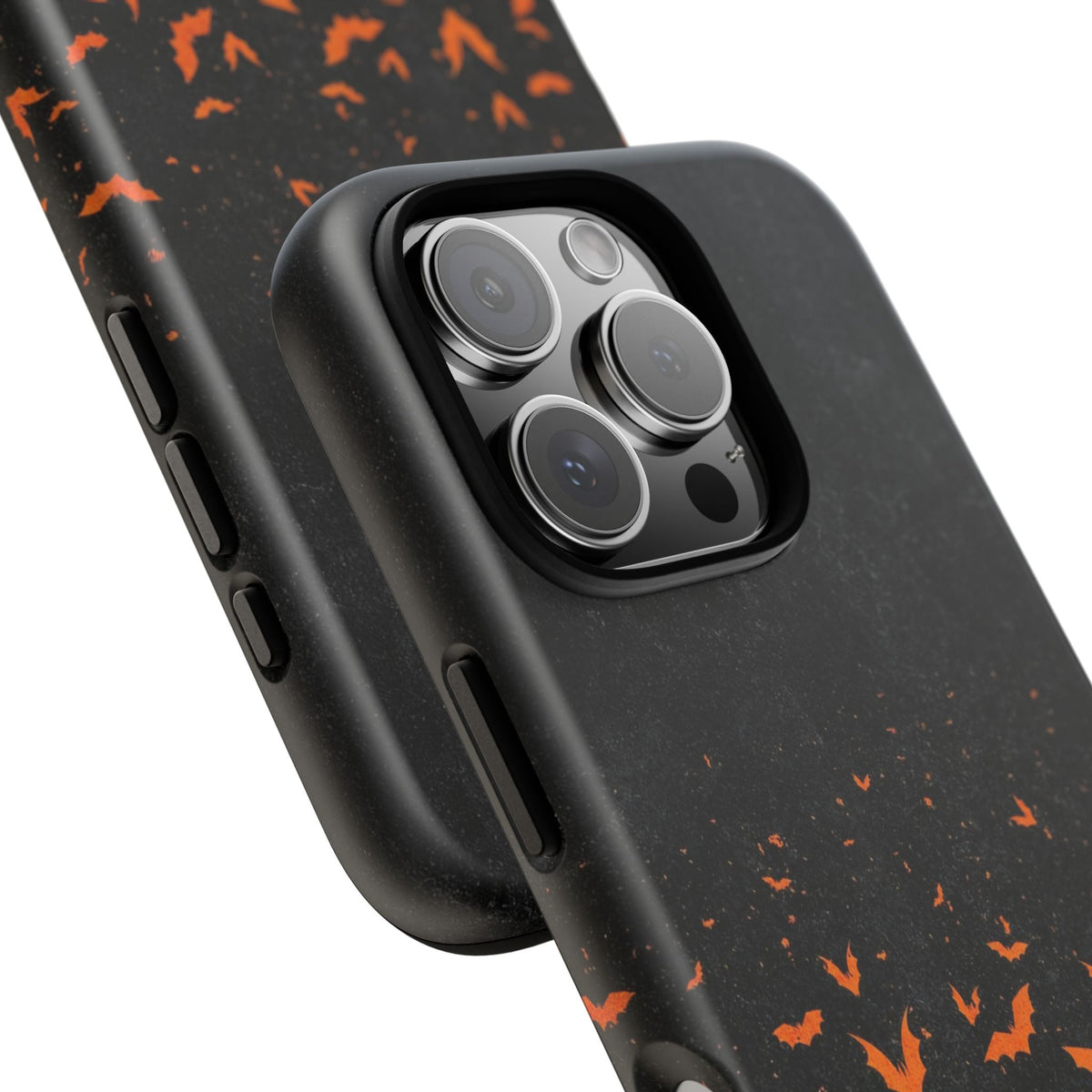 Halloween Orange Bat Swarm Phone Case — Tough Protective iPhone Cover