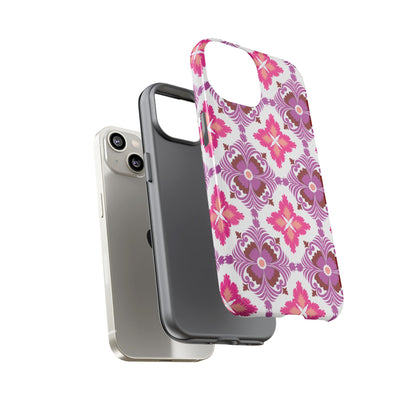 Pink Tile Floral Phone Case