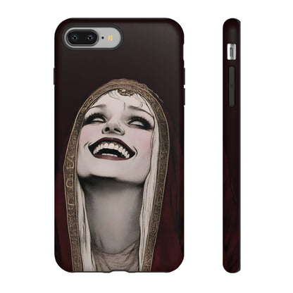 Phone Case — Gothic Laughing Nun Dark Art Protective Cover