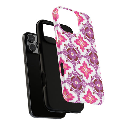 Pink Tile Floral Phone Case