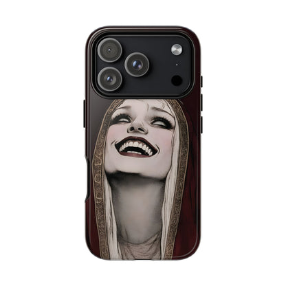 Phone Case — Gothic Laughing Nun Dark Art Protective Cover
