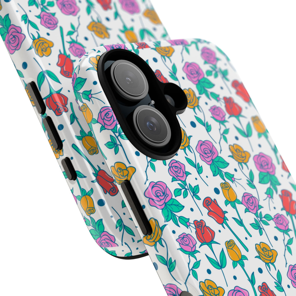 Floral Garden Tough Phone Case — Colorful Rose Pattern