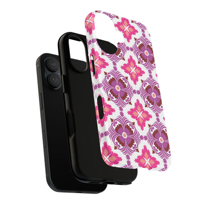 Pink Tile Floral Phone Case