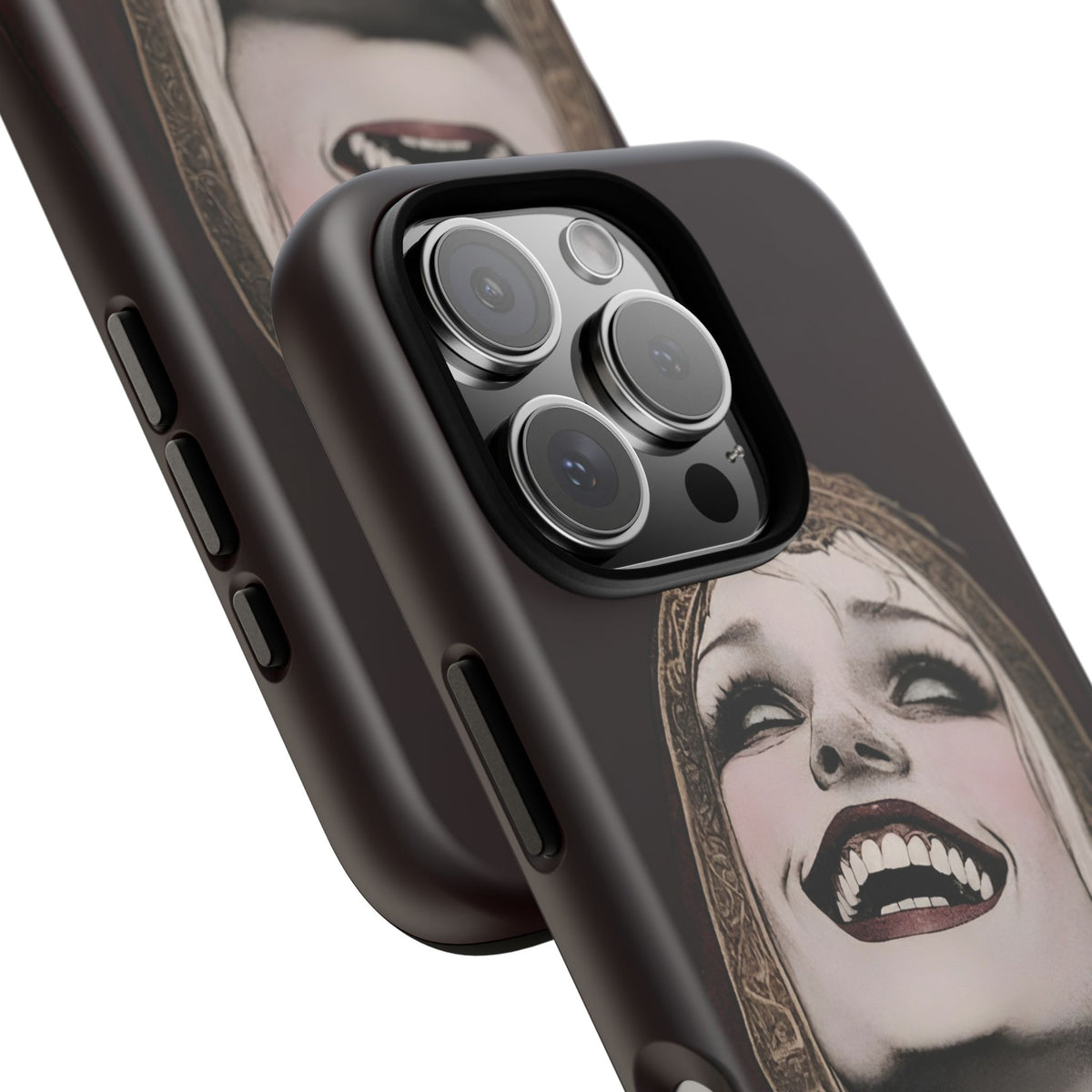 Phone Case — Gothic Laughing Nun Dark Art Protective Cover