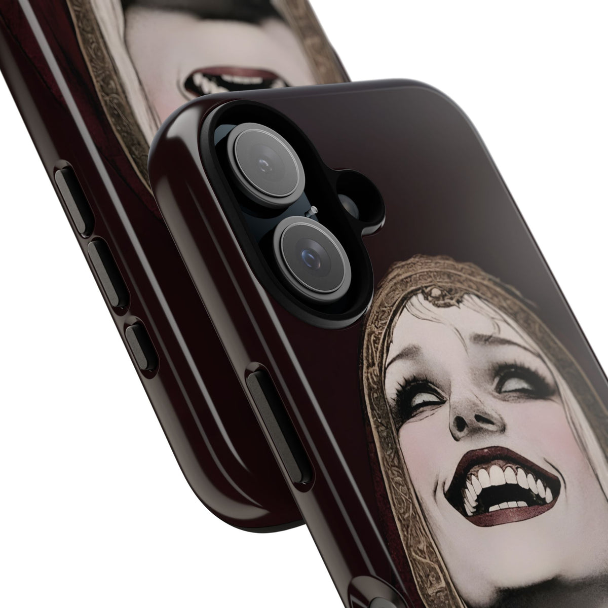 Phone Case — Gothic Laughing Nun Dark Art Protective Cover