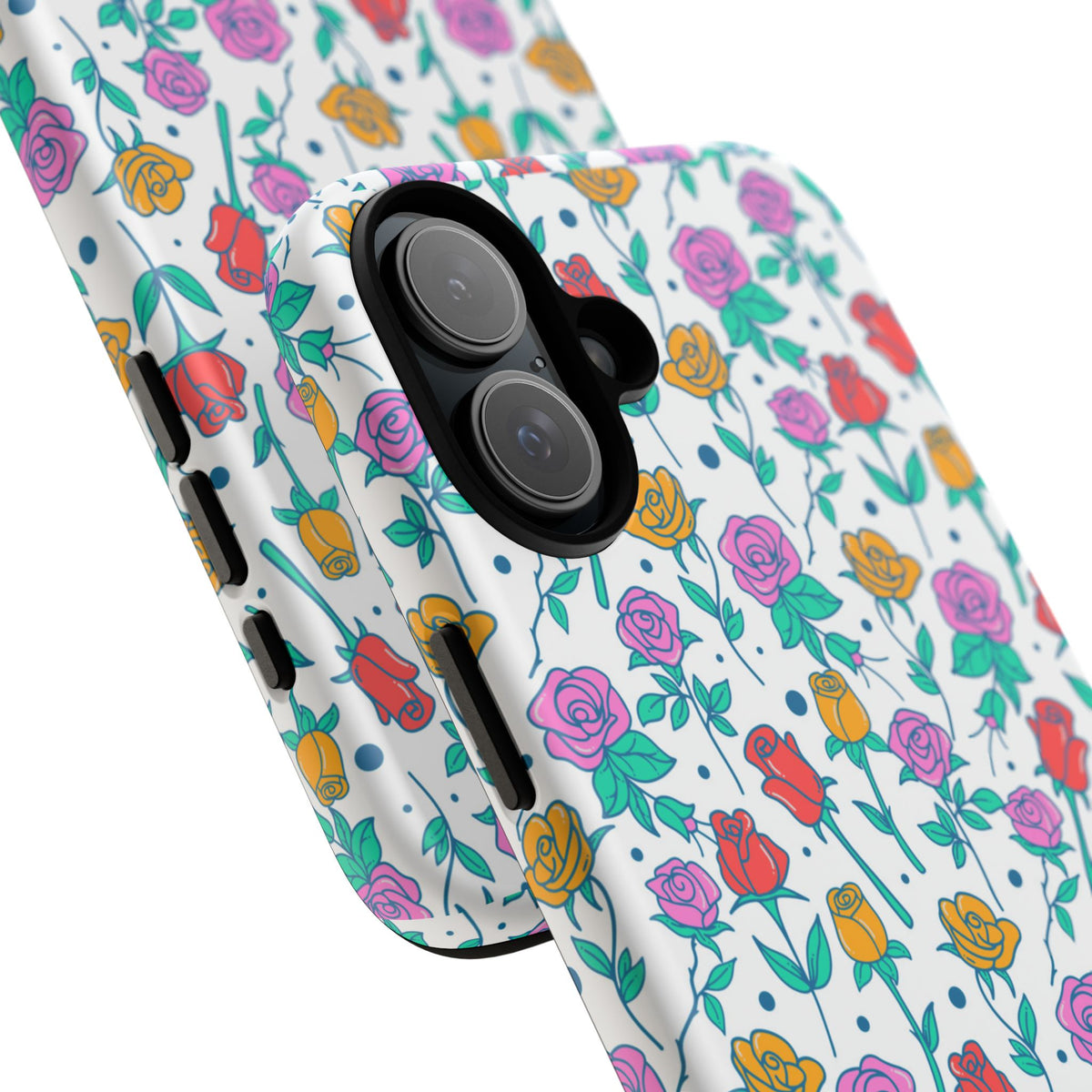 Floral Garden Tough Phone Case — Colorful Rose Pattern