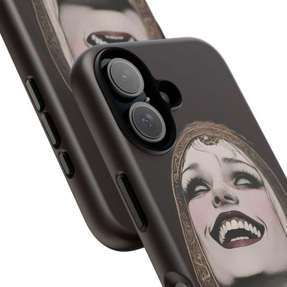 Phone Case — Gothic Laughing Nun Dark Art Protective Cover