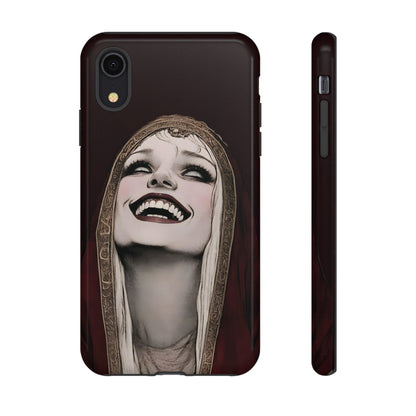 Phone Case — Gothic Laughing Nun Dark Art Protective Cover