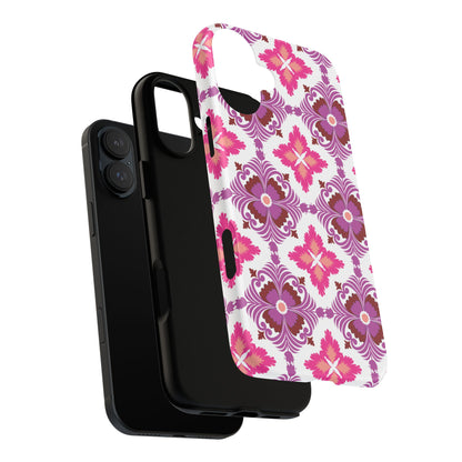 Pink Tile Floral Phone Case