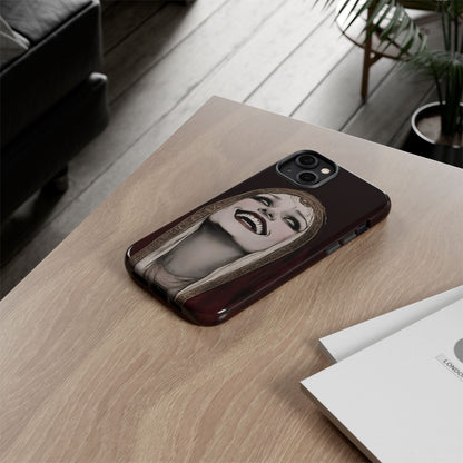 Phone Case — Gothic Laughing Nun Dark Art Protective Cover