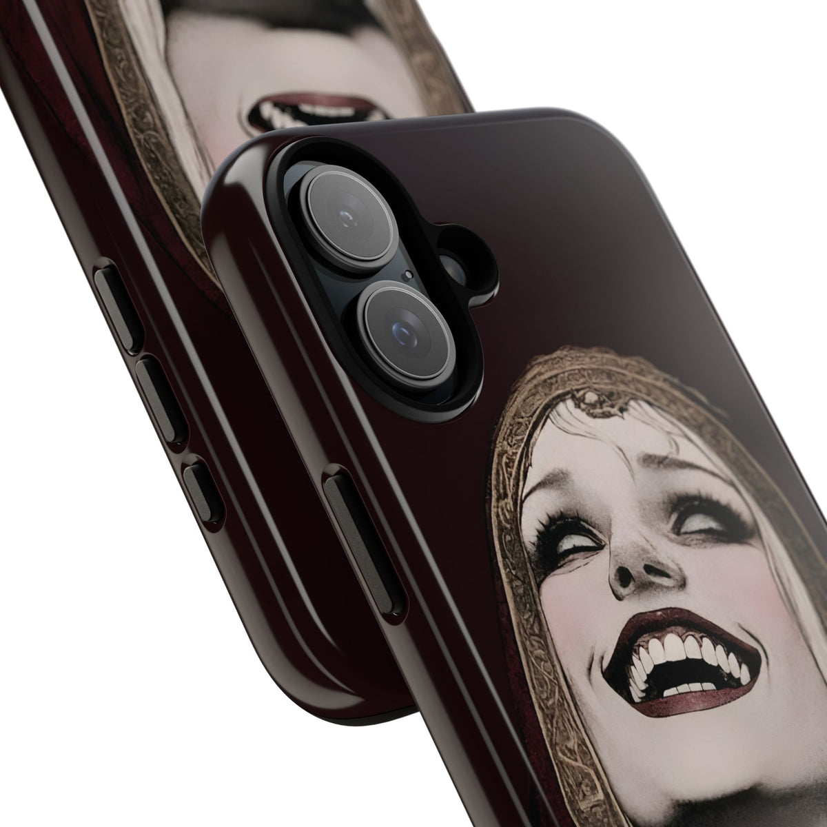 Phone Case — Gothic Laughing Nun Dark Art Protective Cover
