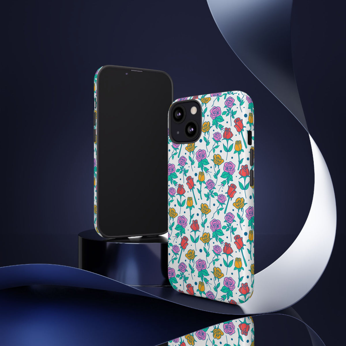 Floral Garden Tough Phone Case — Colorful Rose Pattern