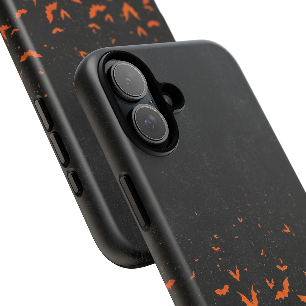 Halloween Orange Bat Swarm Phone Case — Tough Protective iPhone Cover