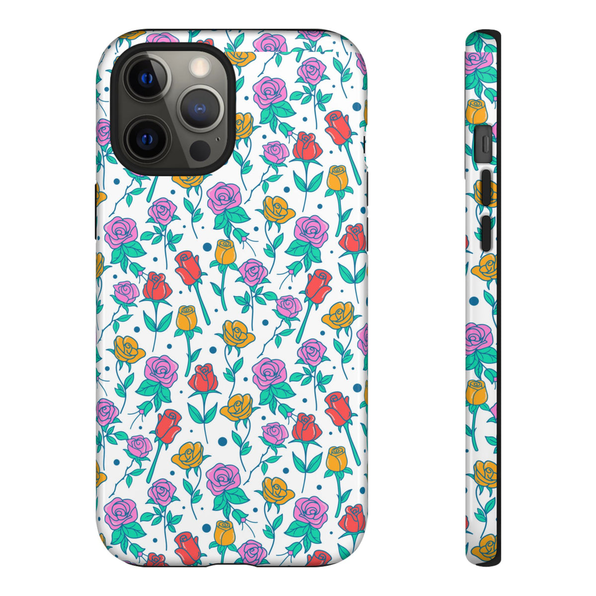 Floral Garden Tough Phone Case — Colorful Rose Pattern