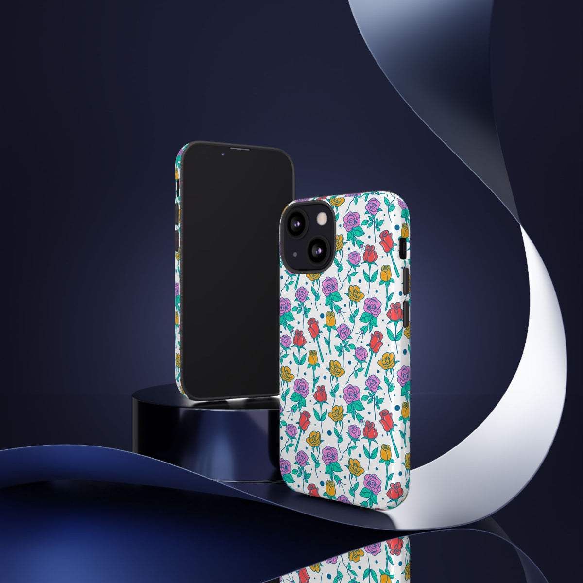 Floral Garden Tough Phone Case — Colorful Rose Pattern