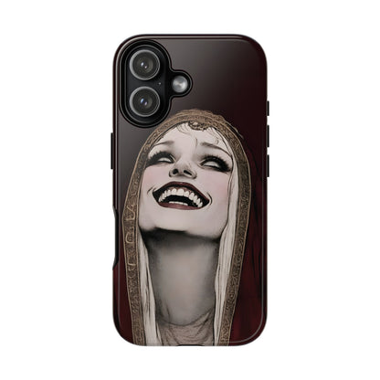 Phone Case — Gothic Laughing Nun Dark Art Protective Cover