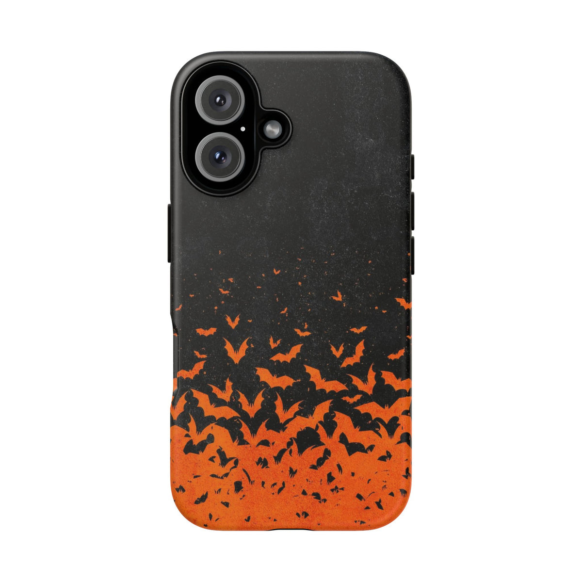 Halloween Orange Bat Swarm Phone Case — Tough Protective iPhone Cover