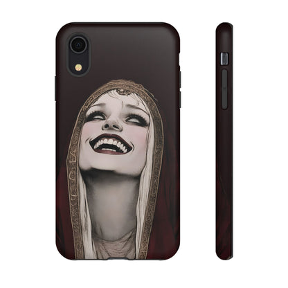 Phone Case — Gothic Laughing Nun Dark Art Protective Cover