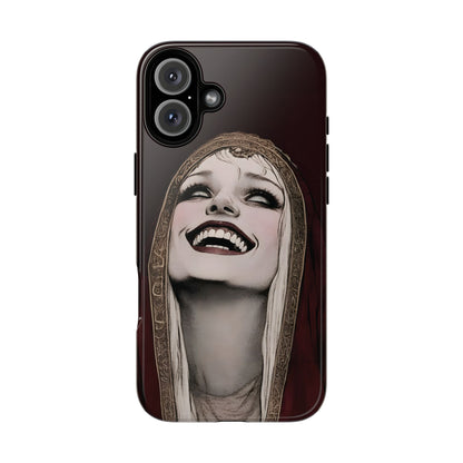 Phone Case — Gothic Laughing Nun Dark Art Protective Cover