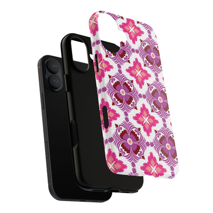 Pink Tile Floral Phone Case