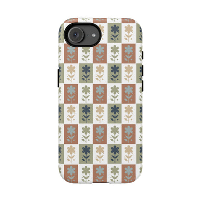 Floral Patchwork Tough Case — Retro Boho Phone Cover