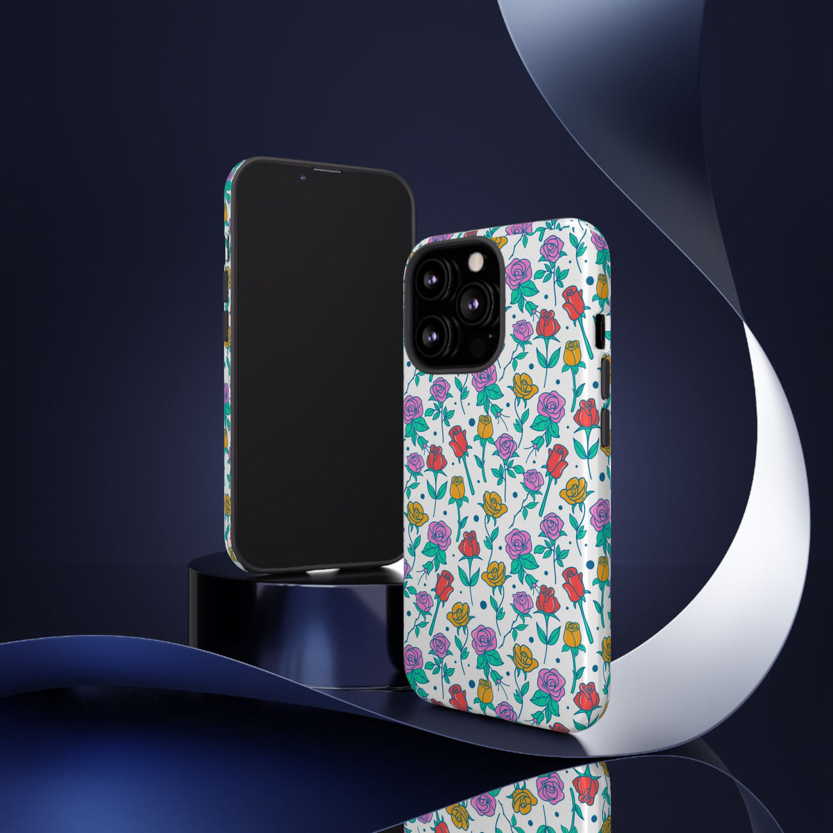 Floral Garden Tough Phone Case — Colorful Rose Pattern