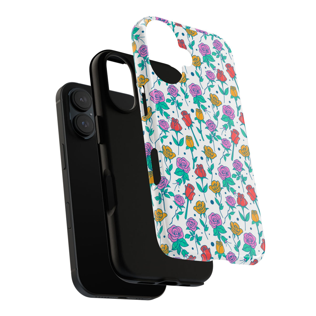 Floral Garden Tough Phone Case — Colorful Rose Pattern