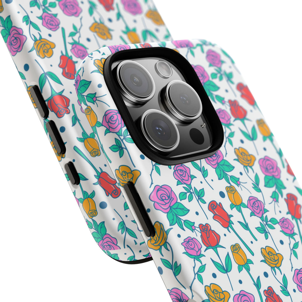 Floral Garden Tough Phone Case — Colorful Rose Pattern