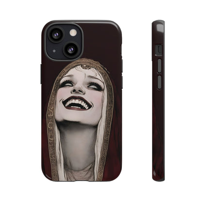 Phone Case — Gothic Laughing Nun Dark Art Protective Cover